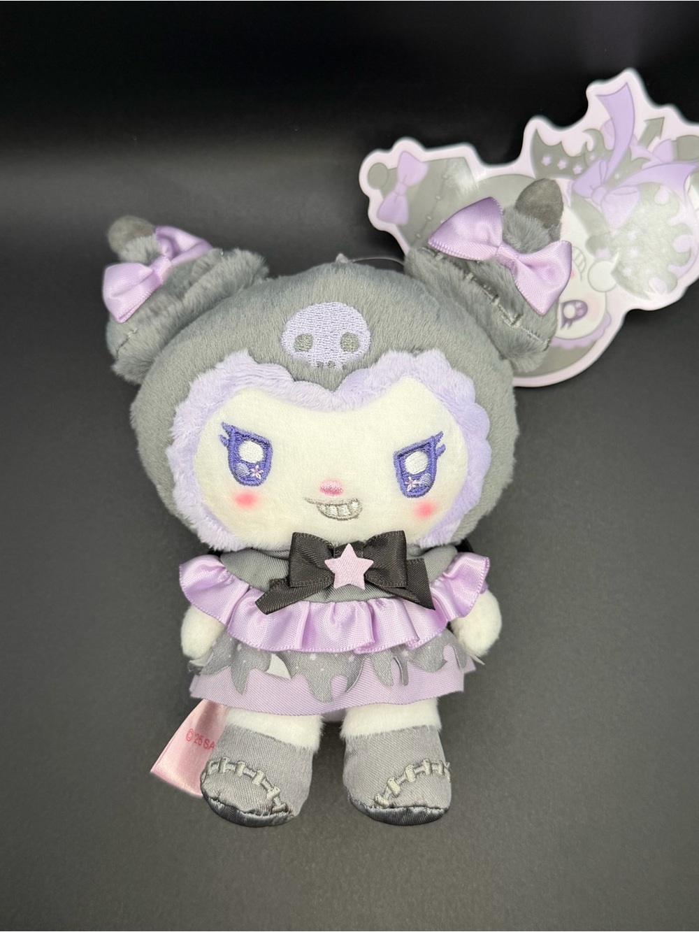 Sanrio X Shobido Angel and Devil Series, Kuromi Plush /keychain ey51